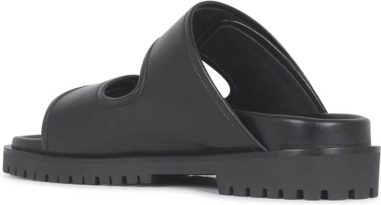 Off White Zwarte Metalen Pijl Sandalen Black Heren