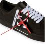 Off White Zwarte Veterschoenen met Platte Zool Black Heren - Thumbnail 2