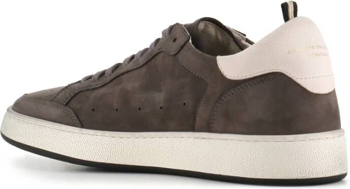 Officine Creative Antraciet Sneaker van Nubuck Gray Heren