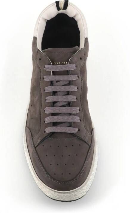 Officine Creative Antraciet Sneaker van Nubuck Gray Heren