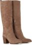 Officine Creative Beige Suède Ritslaarzen Beige Dames - Thumbnail 2