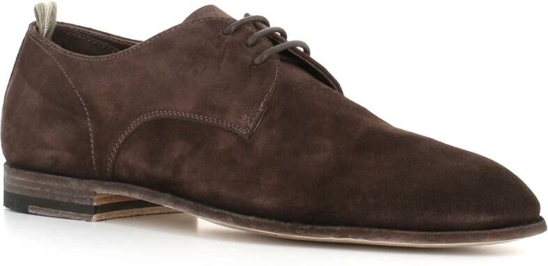 Officine Creative Bruin leren Derby schoenen Brown Heren