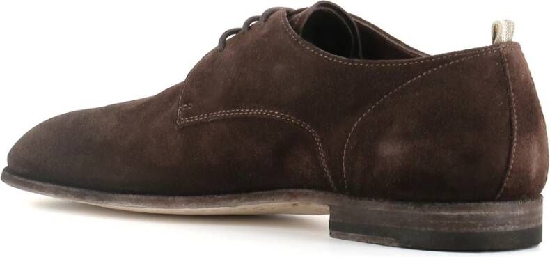 Officine Creative Bruin leren Derby schoenen Brown Heren