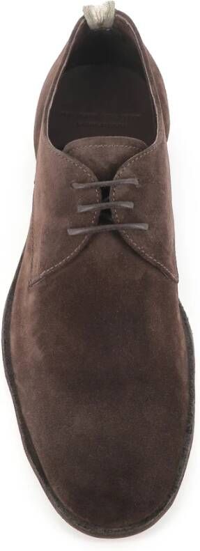 Officine Creative Bruin leren Derby schoenen Brown Heren