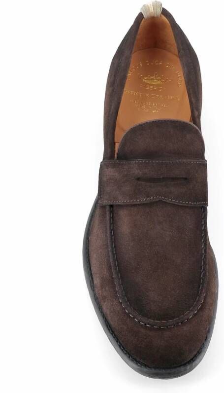 Officine Creative Bruine Suède Loafer Schoen Brown Heren