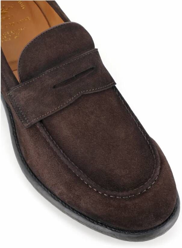 Officine Creative Bruine Suède Loafer Schoen Brown Heren