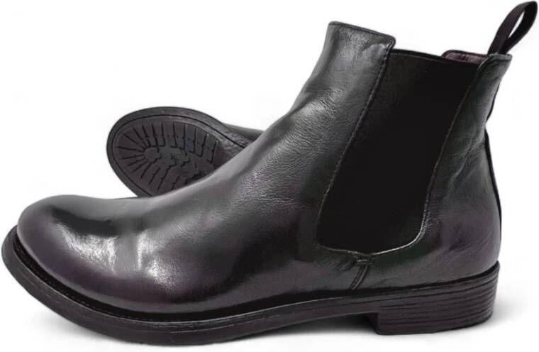 Officine Creative Chelsea Boot Rubberen Zool Gradiënt Zwart-Bruin Black Heren