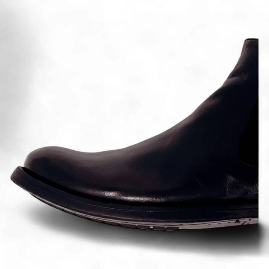 Officine Creative Chelsea Boot Rubberen Zool Gradiënt Zwart-Bruin Black Heren