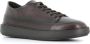 Officine Creative Donkerbruine Leren Sneakers Brown Heren - Thumbnail 3