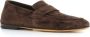 Officine Creative Donkerbruine Suède Loafers Brown Heren - Thumbnail 3