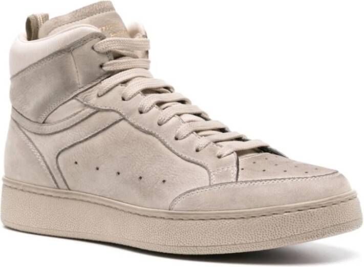 Officine Creative High Top Sneakers The Answer 108 Beige Dames