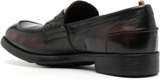 Officine Creative Leren Loafers Chronicle Stijl Black Heren