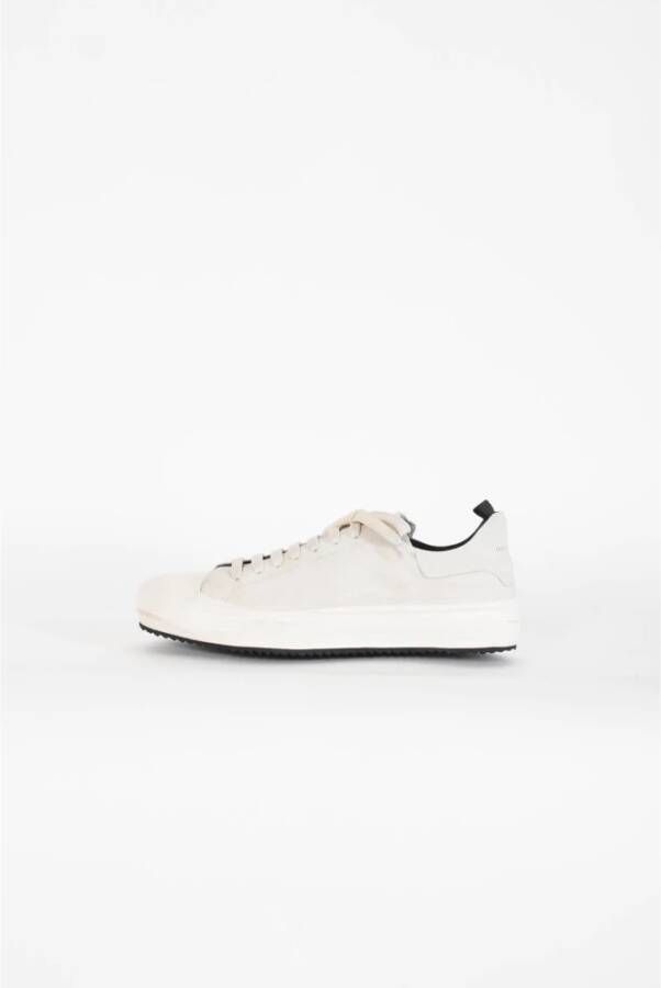 Officine Creative Leren Sneakers met Rubberen Zool Beige Heren