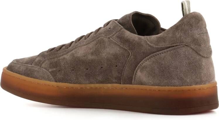 Officine Creative Lichtbruine Kudu Sneakers met Lactae Hevea Zool Brown Heren