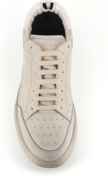 Officine Creative Lichtgrijze Sneaker in Nubuck Gray Heren