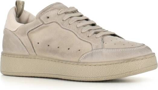 Officine Creative Lichtgrijze Suède Sneakers Gray Dames