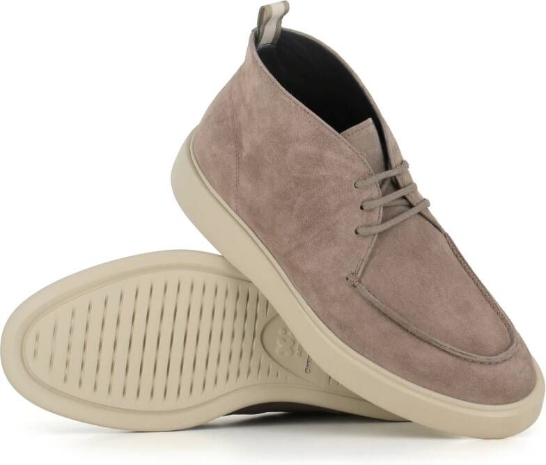 Officine Creative Quarzo Suede Chukka Laarzen Beige Heren