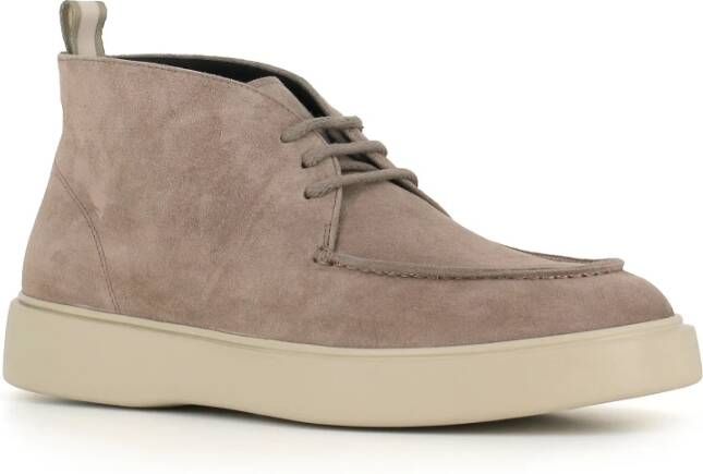 Officine Creative Quarzo Suede Chukka Laarzen Beige Heren