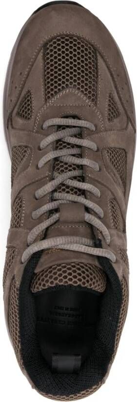 Officine Creative Supurbia Nabuck Mesh Sneakers Brown Heren