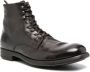 Officine Creative Veterschoenen Leren Laarzen Brown Heren - Thumbnail 4