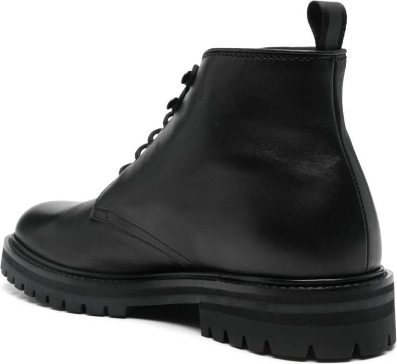 Officine Creative Veterschoenen van leer Black Heren