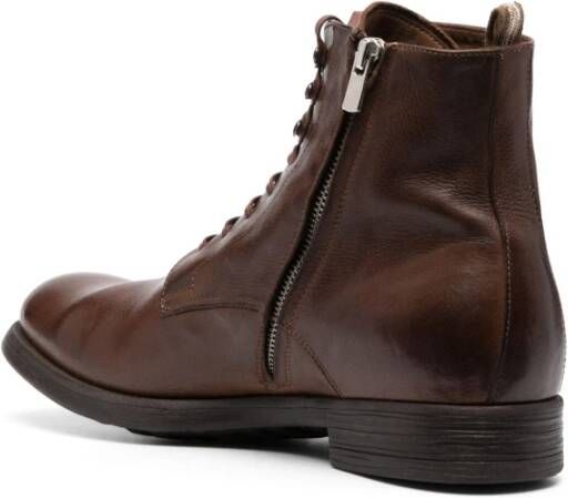 Officine Creative Veterschoenen van leer Brown Heren