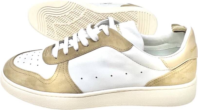 Officine Creative Witte Sand Sneaker Lichtgewicht White Heren