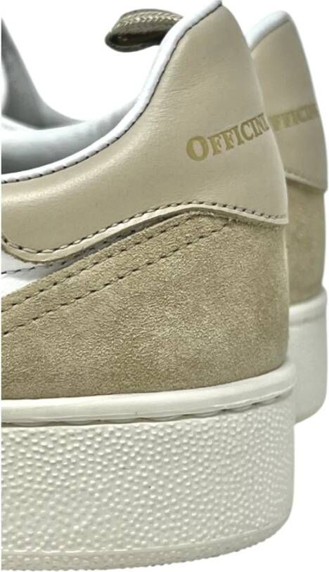 Officine Creative Witte Sand Sneaker Lichtgewicht White Heren