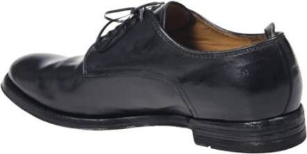 Officine Creative Zwarte Buffel Leren Loafer Schoenen Black Heren