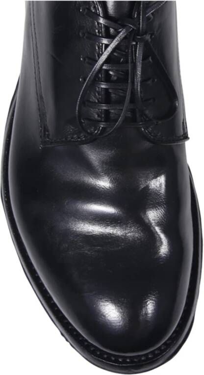 Officine Creative Zwarte Buffel Leren Loafer Schoenen Black Heren