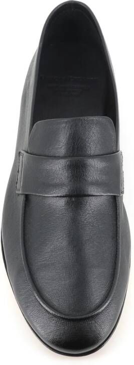 Officine Creative Zwarte leren loafers Black Heren