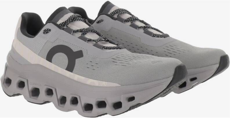 ON Running Ademende CloudMonster Sneakers met CloudTec Gray Heren