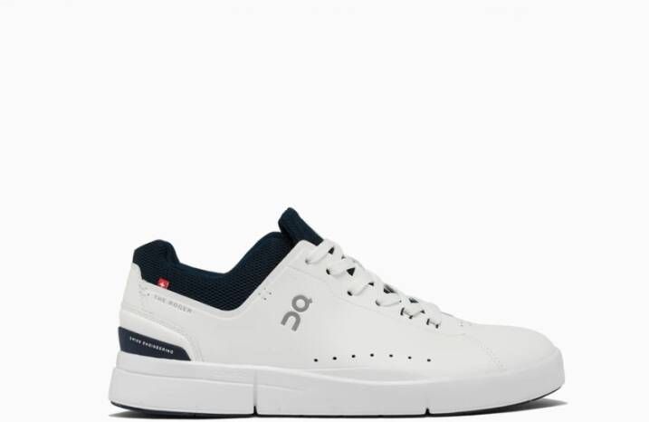 ON Running Ademende Leren Sneakers White Heren