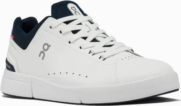 ON Running Ademende Leren Sneakers White Heren