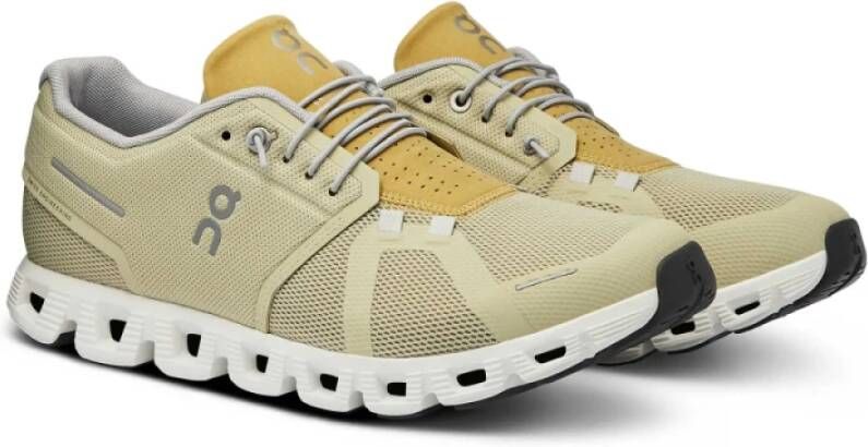 ON Running Cloud 5 Lichtgewicht Hardloopschoenen Beige Heren