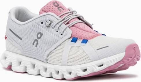 ON Running Cloud 5 PU Sneakers voor vrouwen White Dames