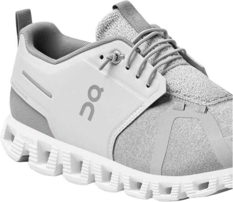 ON Running Cloud 5 Terry Sneakers Glacier Gray Dames