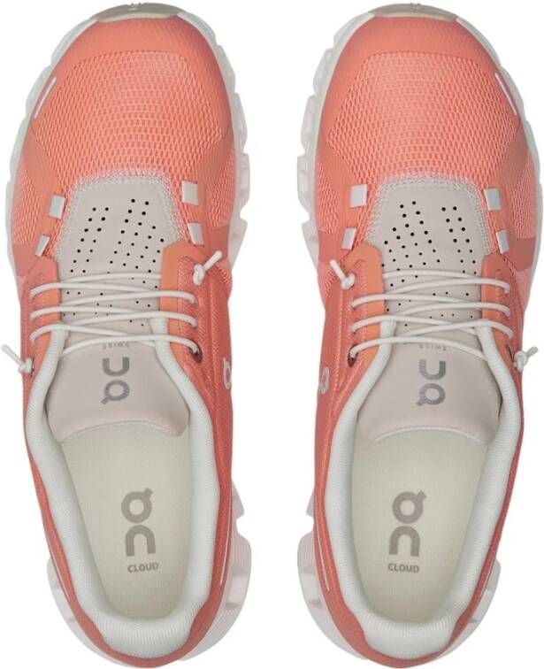 ON Running Cloud Sneakers met parelaccent White Dames