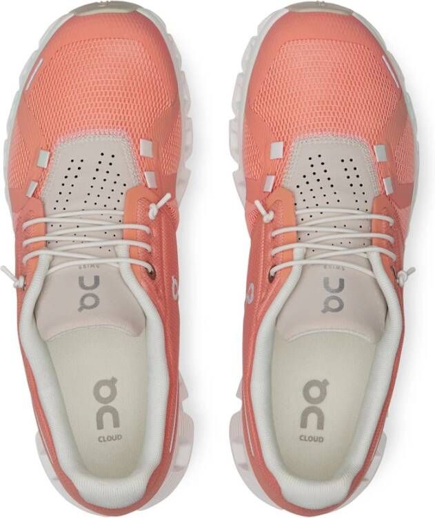 ON Running Cloud Sneakers met parelaccent White Dames