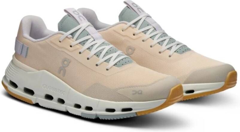 ON Running Cloudnova Form 2 Dames Hardloopschoenen Beige Dames