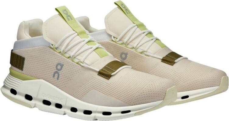 ON Running Cloudnova Moon Lichtgewicht Hardloopschoenen Beige Heren