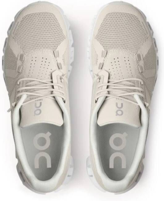 ON Running Hardloopschoenen in parelkleur met witte zool Gray Dames