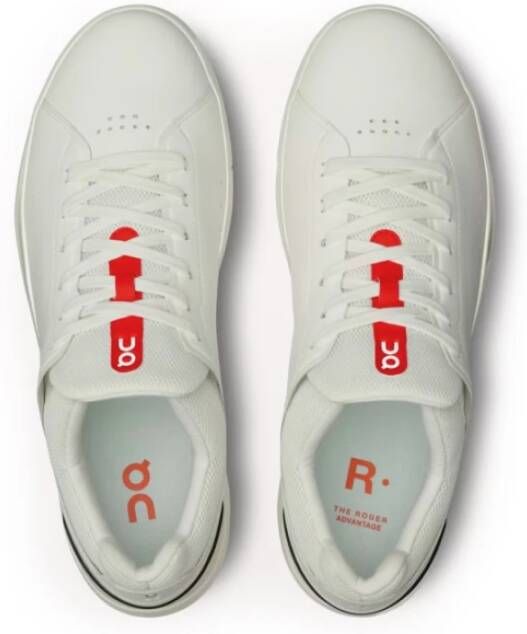 ON Running Retro Tennis Style Sneakers Wit White Heren