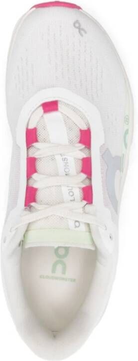 ON Running Witte Mesh Sneakers met CloudTec Demping White Dames