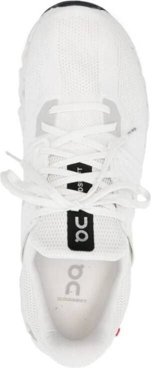 ON Running Witte Mesh Sneakers Reflecterende Details White Heren