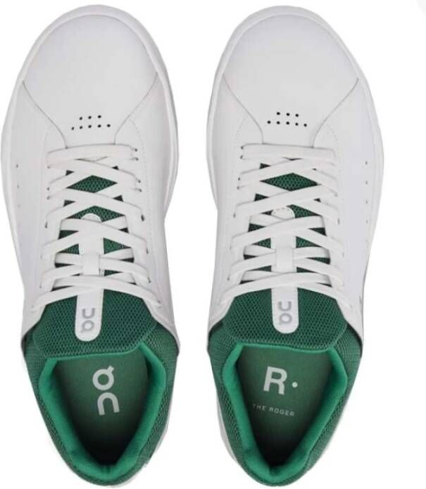 ON Running Witte sneakers met beige en groene details White Heren