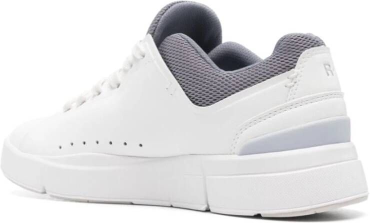 ON Running Witte Sneakers met Mesh Inzetstukken White Dames