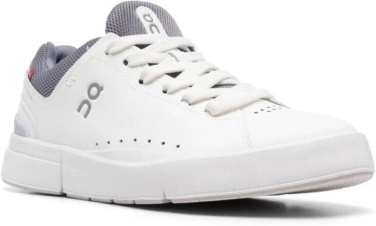 ON Running Witte Sneakers met Mesh Inzetstukken White Dames