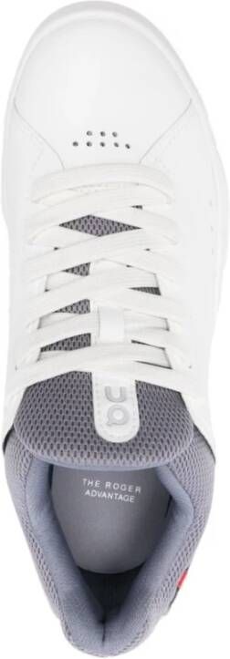 ON Running Witte Sneakers met Mesh Inzetstukken White Dames