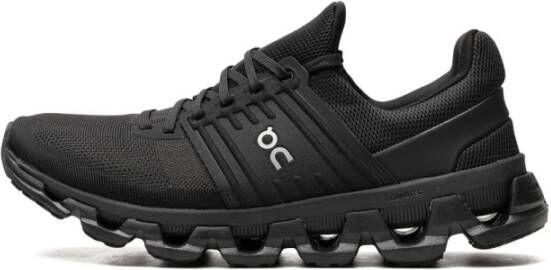 ON Running Zwarte Mesh Sneakers Black Heren